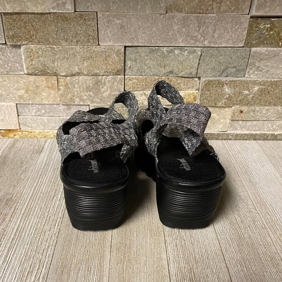 White Mountain Wedge Sandals Size 7 - Picture 4 of 5